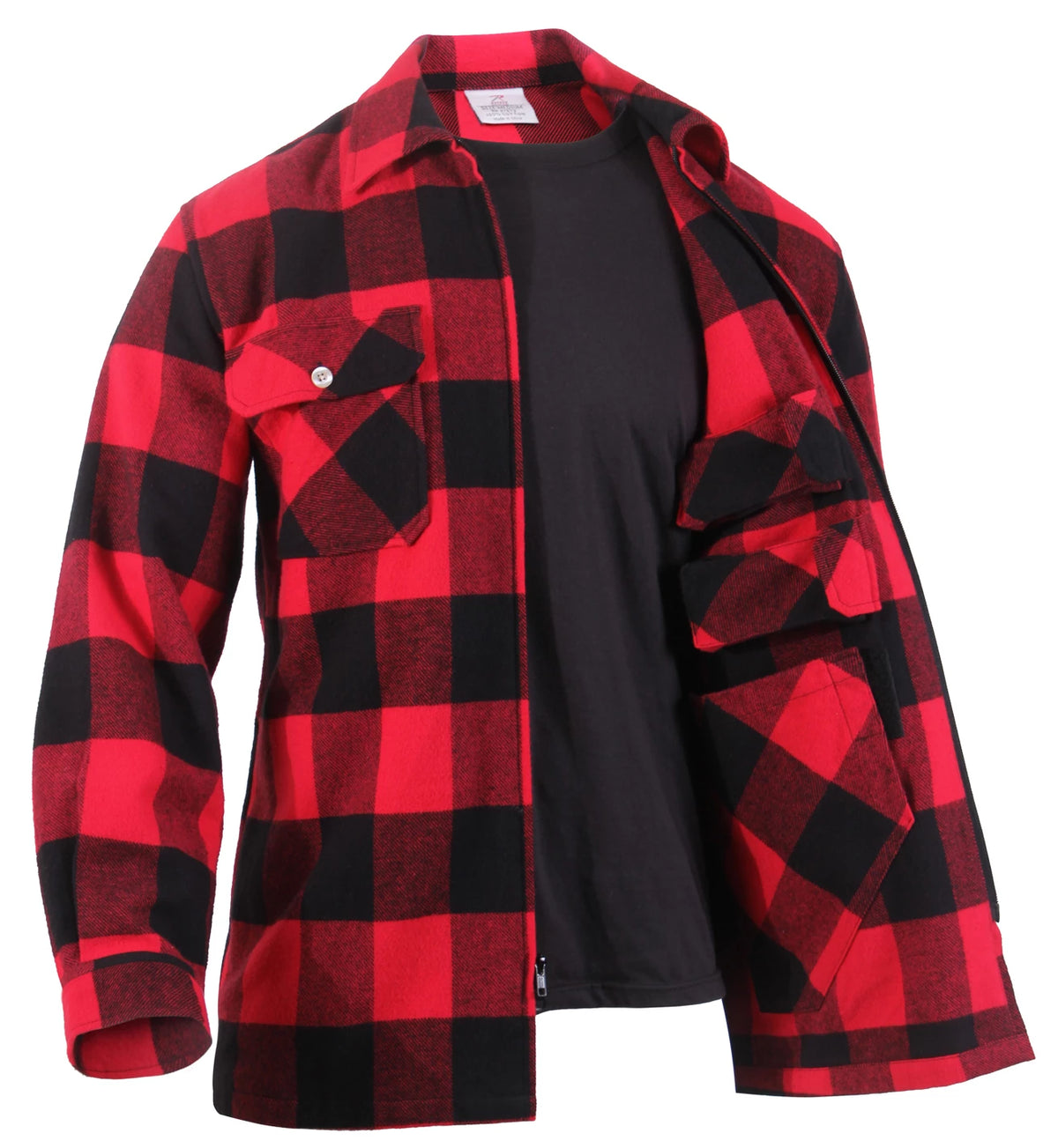 Rothco Concealed Carry Flannel Shirt - Rothco 3966-RD-S