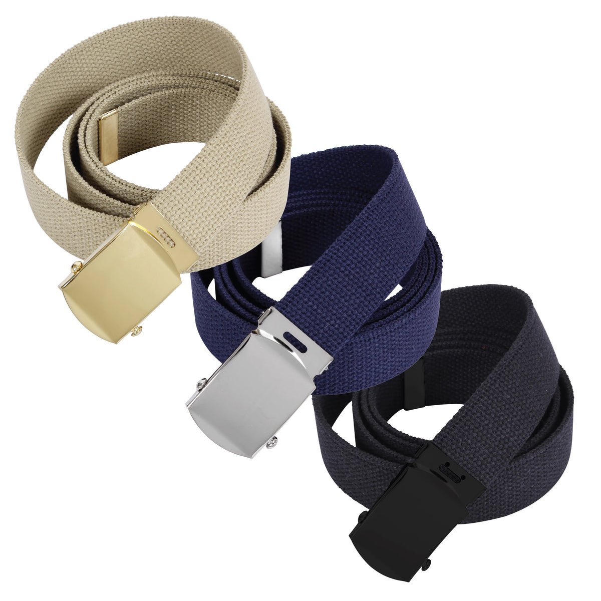 Rothco Web Belts In 3 Pack - Rothco 44171