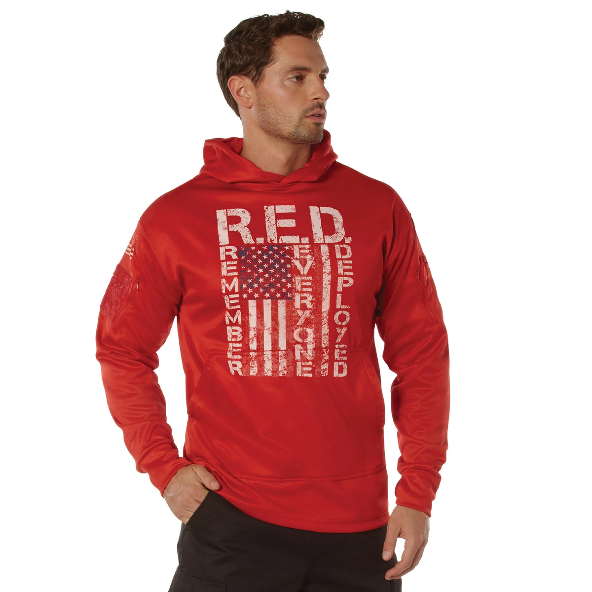 Rothco Concealed Carry R.E.D. (Remember Everyone Deployed) Hoodie - Rothco 4038