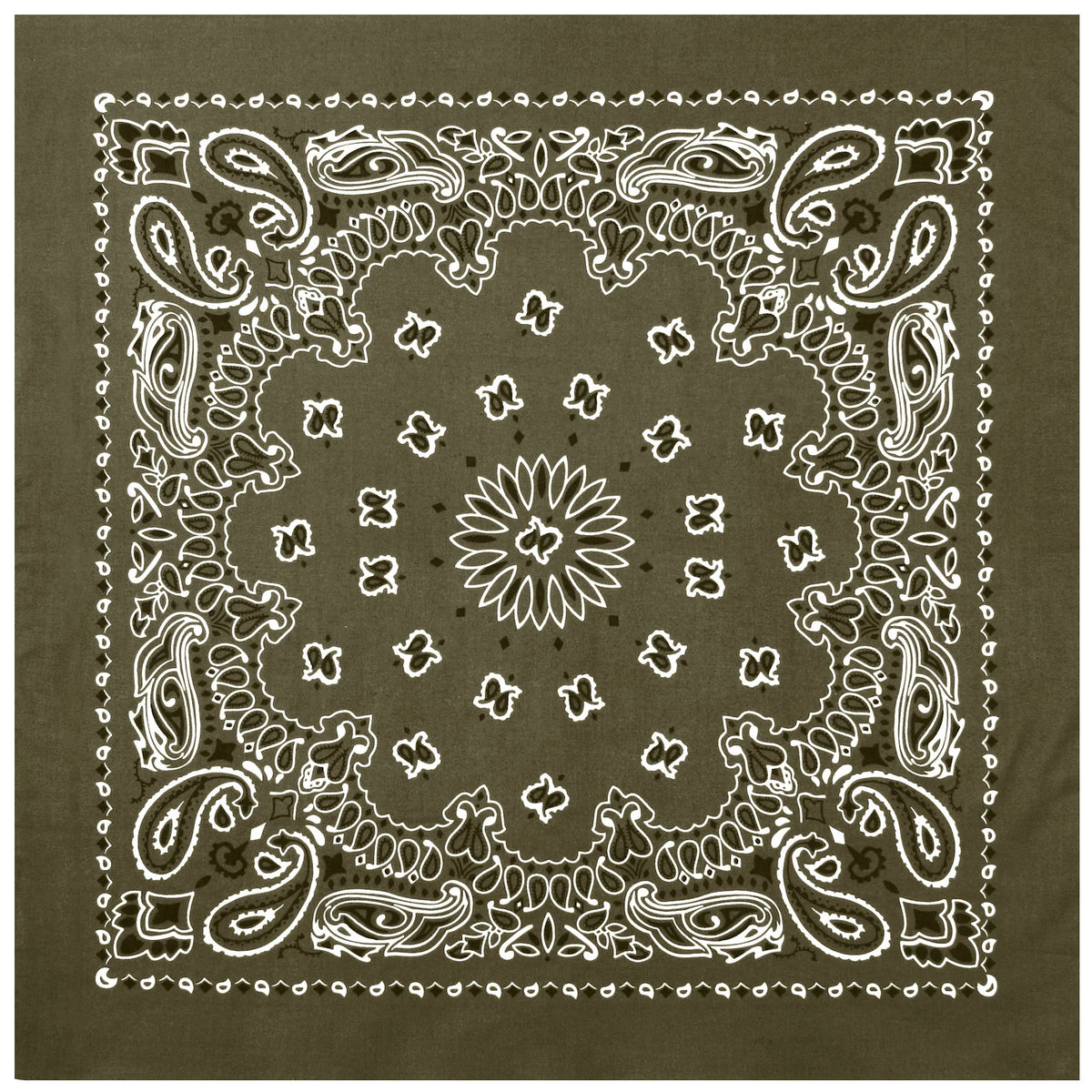 Rothco Trainmen Paisley Bandana - 22" X 22" - Rothco 4051