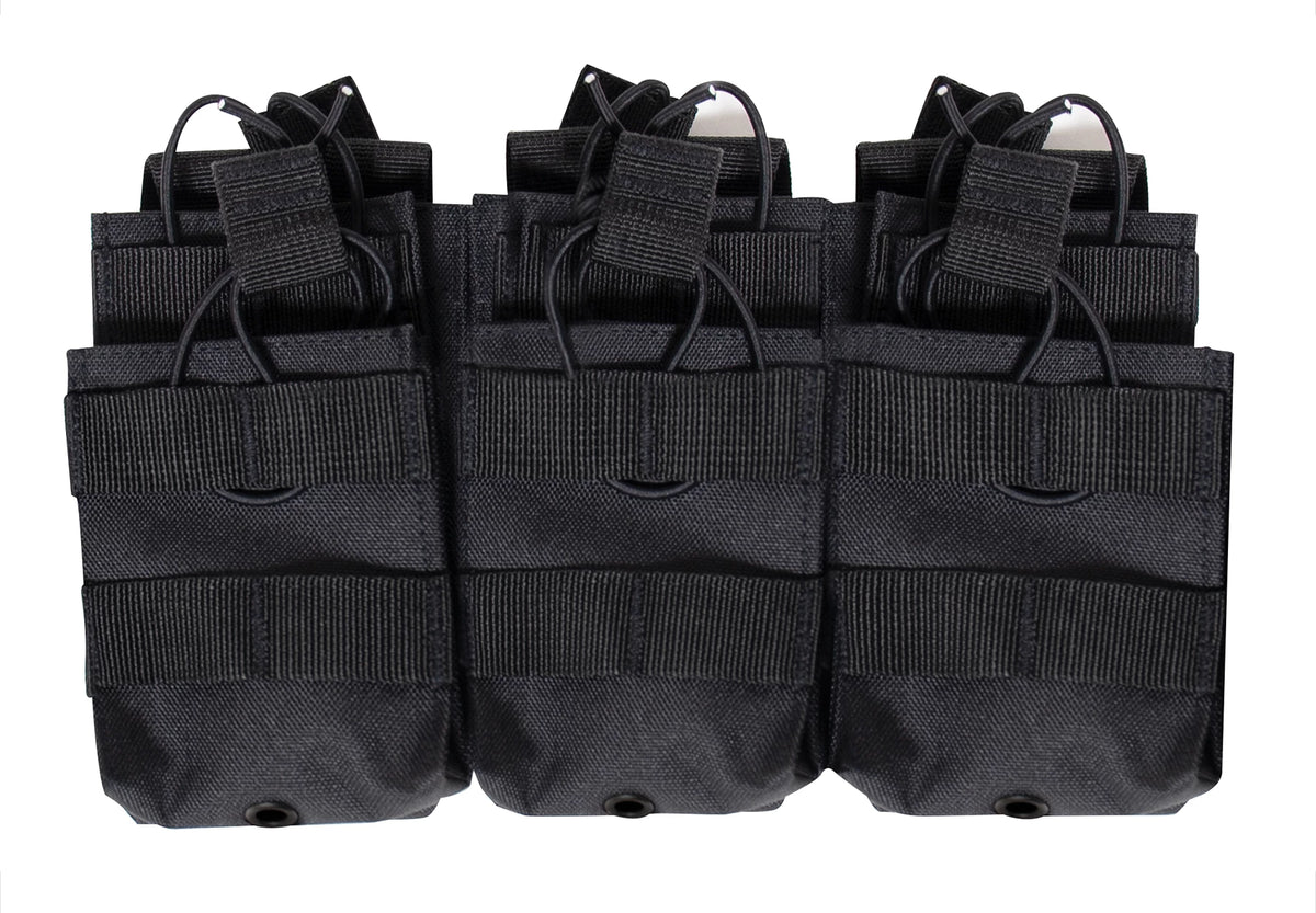 Rothco MOLLE Open Top Six Rifle Mag Pouch - Rothco 41006