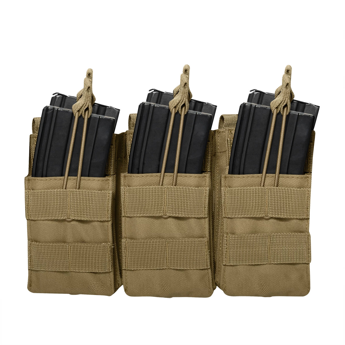 Rothco MOLLE Open Top Six Rifle Mag Pouch - Rothco 41007