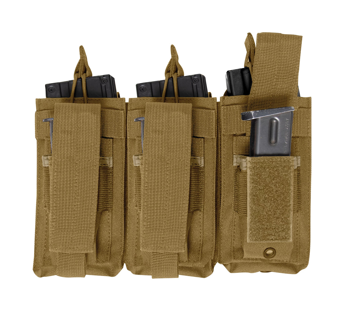 Rothco MOLLE Triple Kangaroo Rifle and Pistol Mag Pouch - Rothco 41009