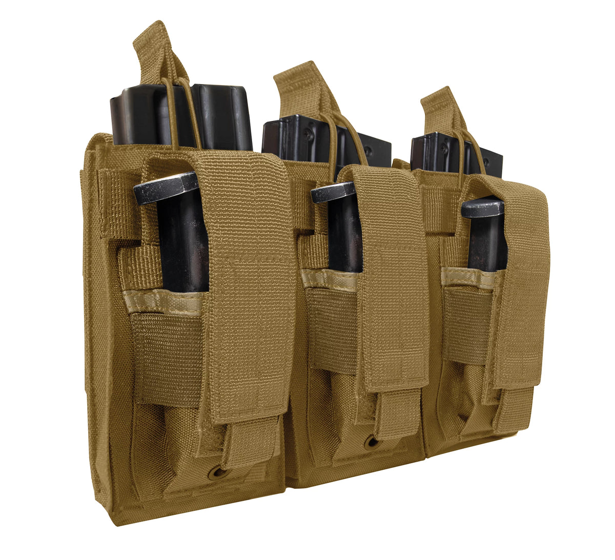 Rothco MOLLE Triple Kangaroo Rifle and Pistol Mag Pouch - Rothco 41009