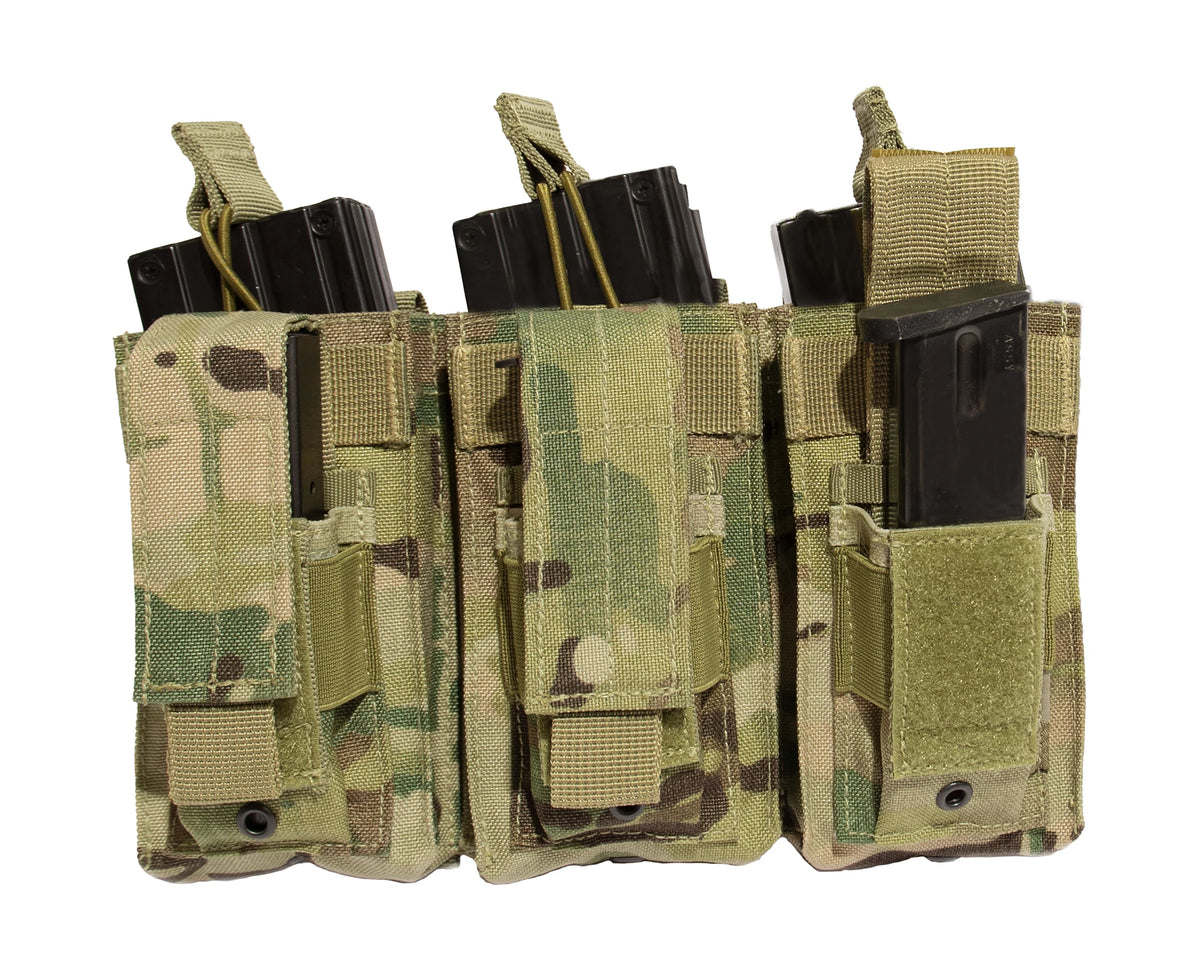 Rothco MOLLE Triple Kangaroo Rifle and Pistol Mag Pouch - Rothco 41010