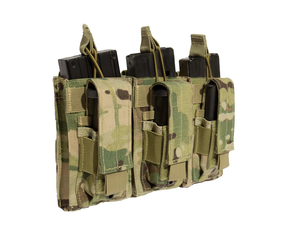 Rothco MOLLE Triple Kangaroo Rifle and Pistol Mag Pouch - Rothco 41010
