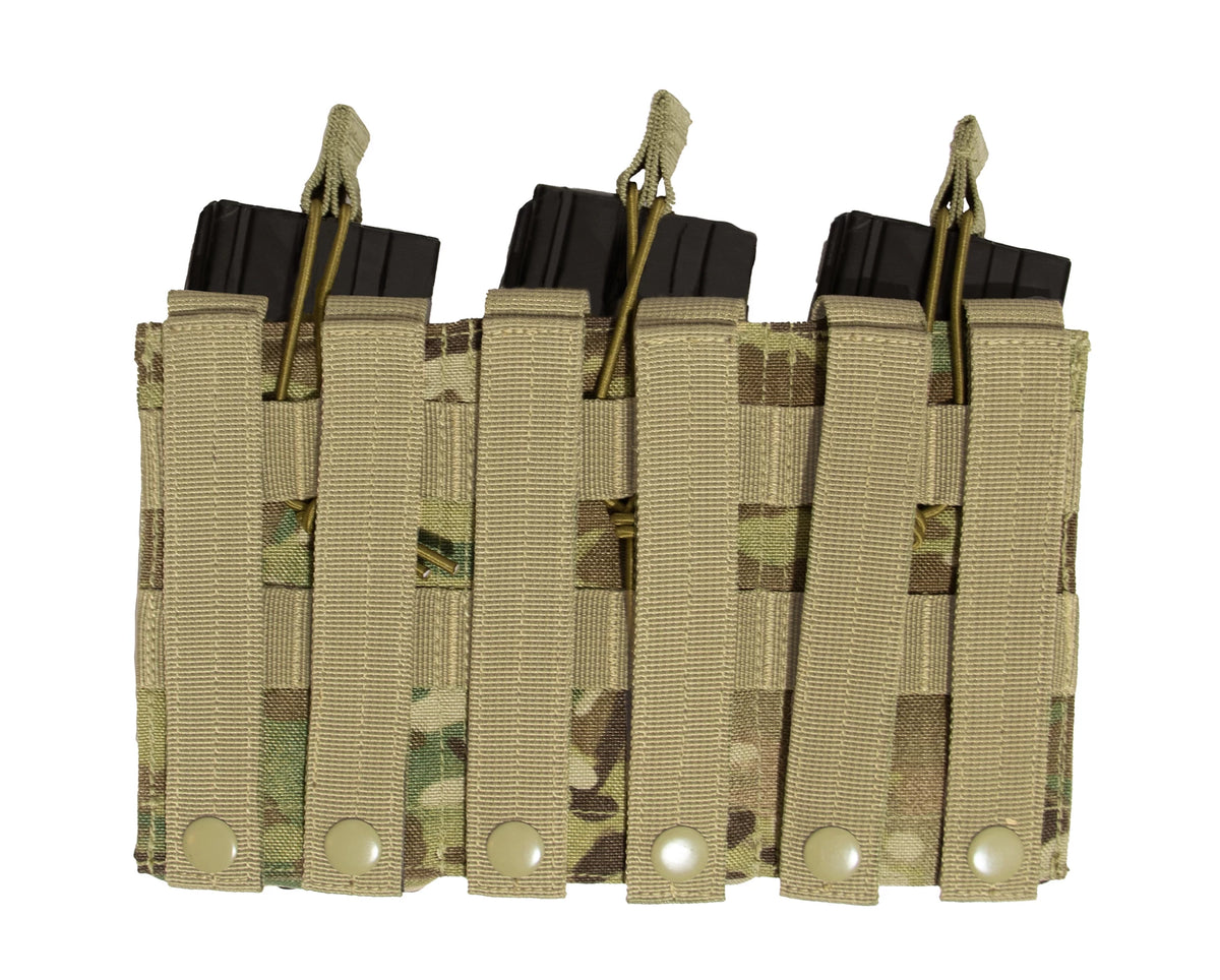 Rothco MOLLE Triple Kangaroo Rifle and Pistol Mag Pouch - Rothco 41010