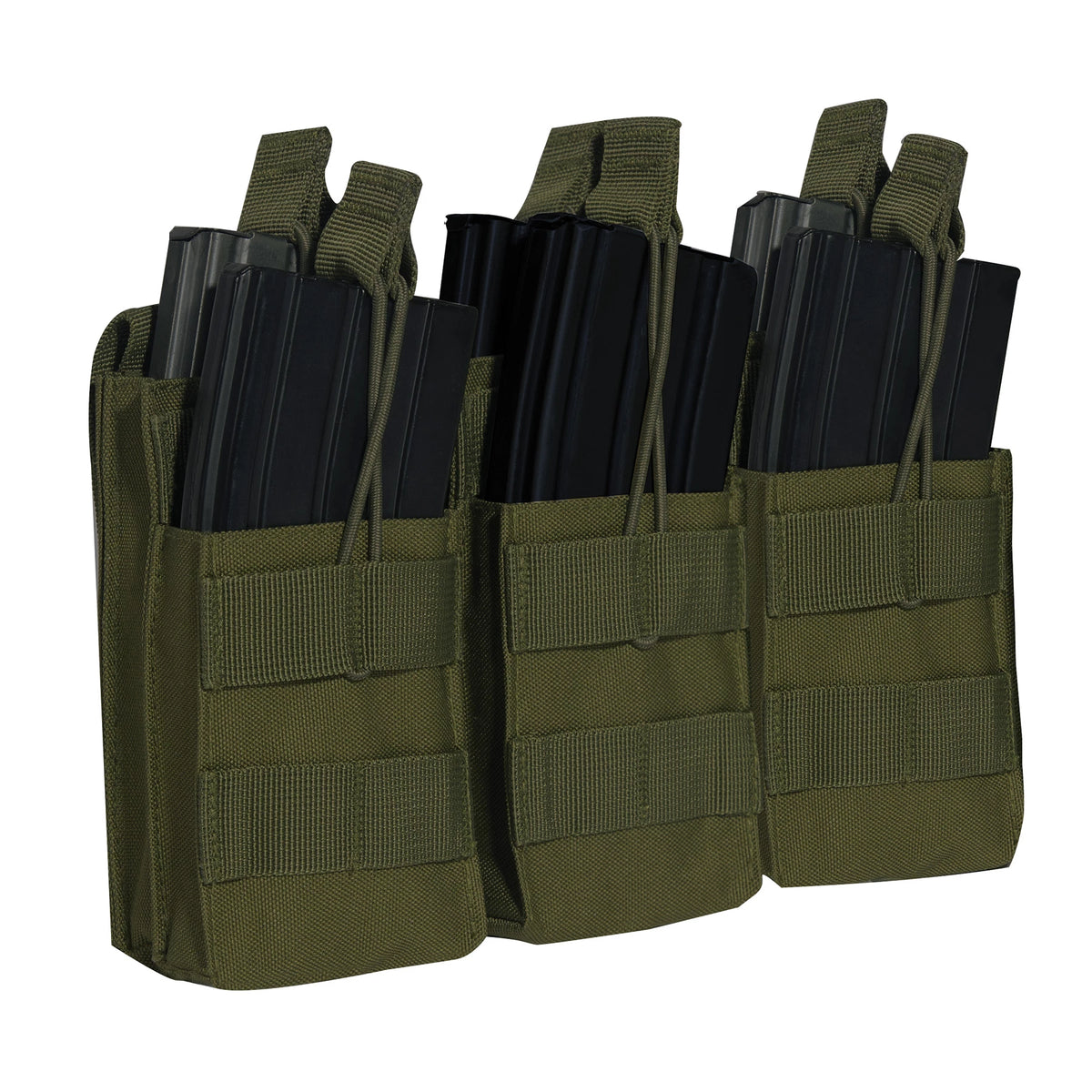 Rothco MOLLE Open Top Six Rifle Mag Pouch - Rothco 41011