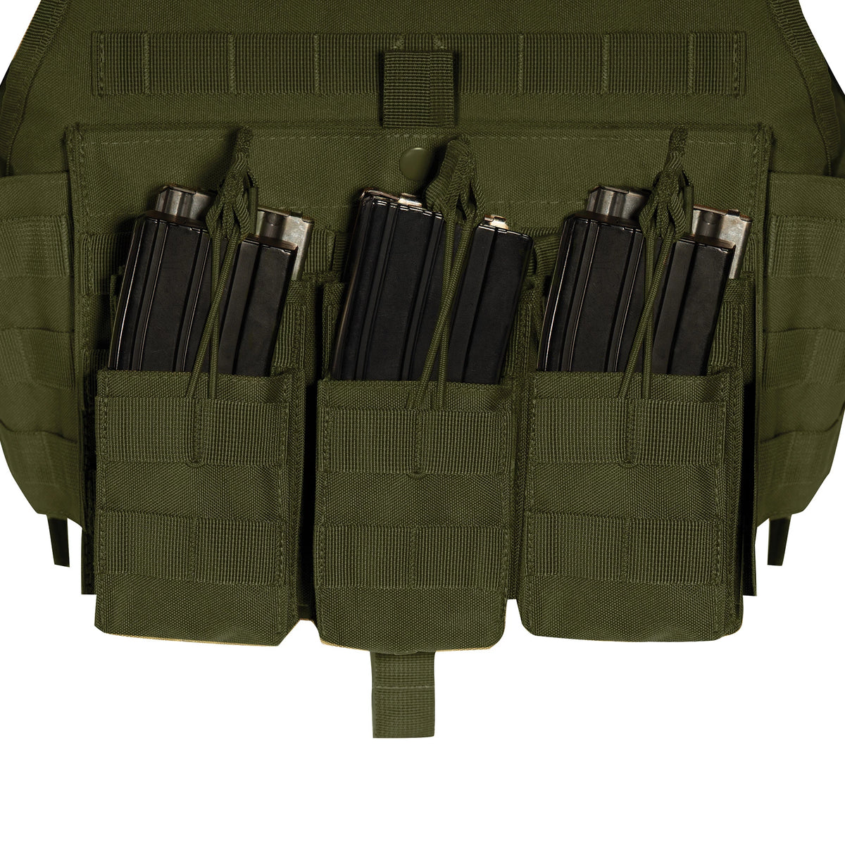 Rothco MOLLE Open Top Six Rifle Mag Pouch - Rothco 41011