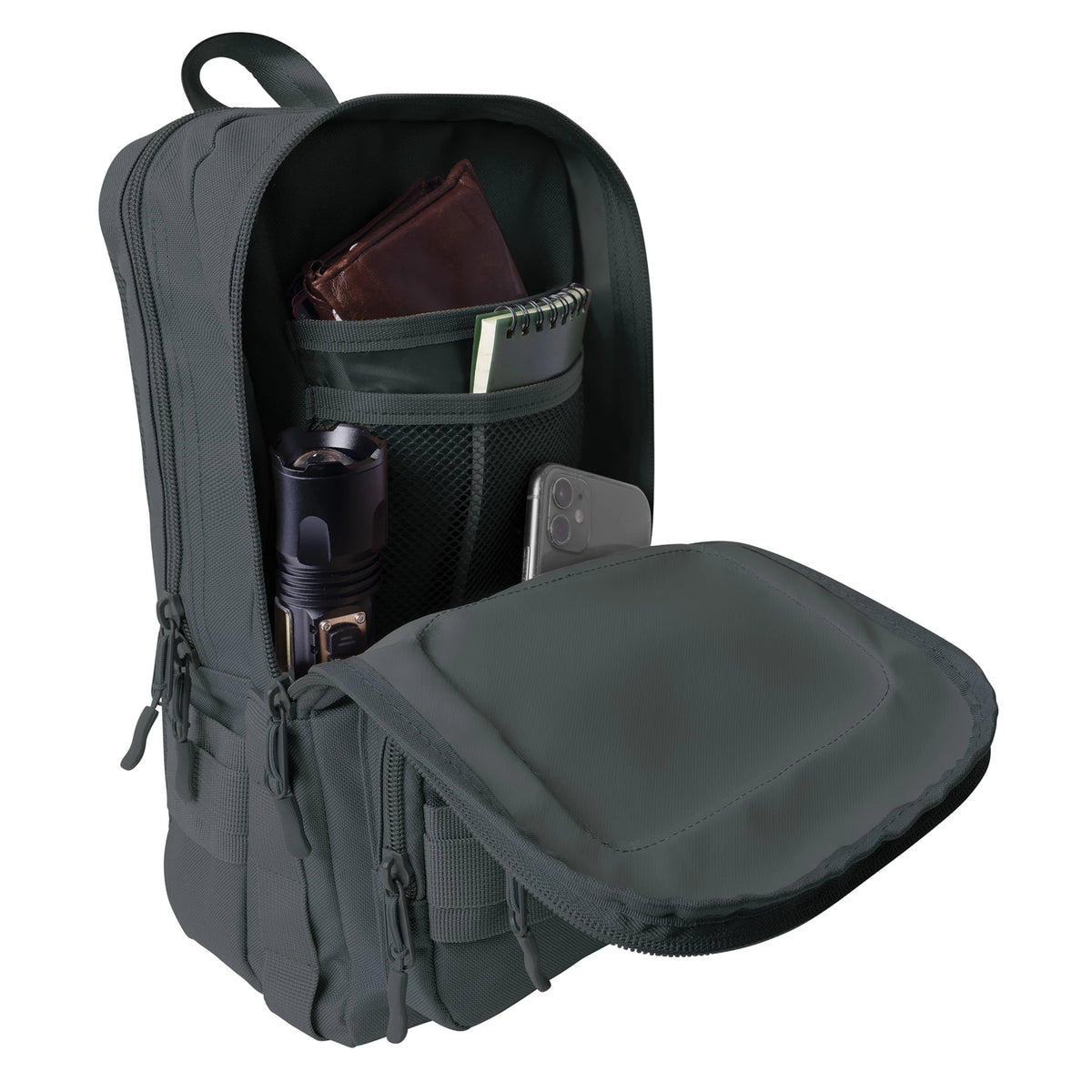 Rothco Tactical Traveler Sling Bag - Rothco 41113-DRKGRY