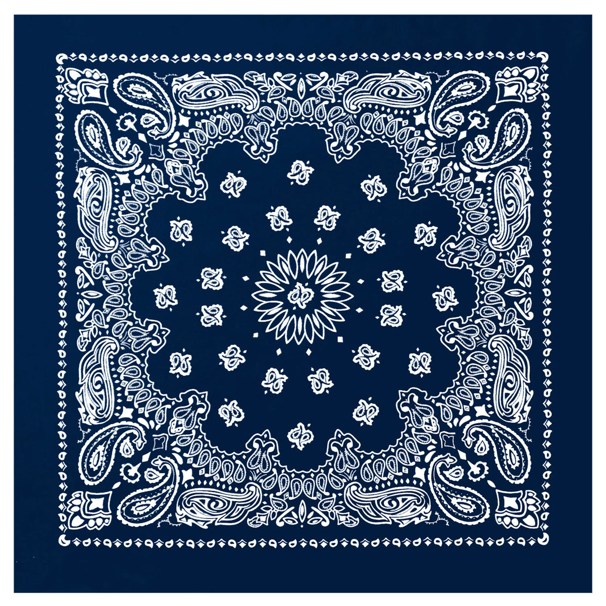 Rothco Trainmen Paisley Bandana - 22" X 22" - Rothco 4142-NB