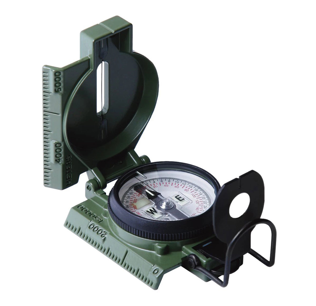 Cammenga G.I. Military Phosphorescent Lensatic Compass - Rothco 415