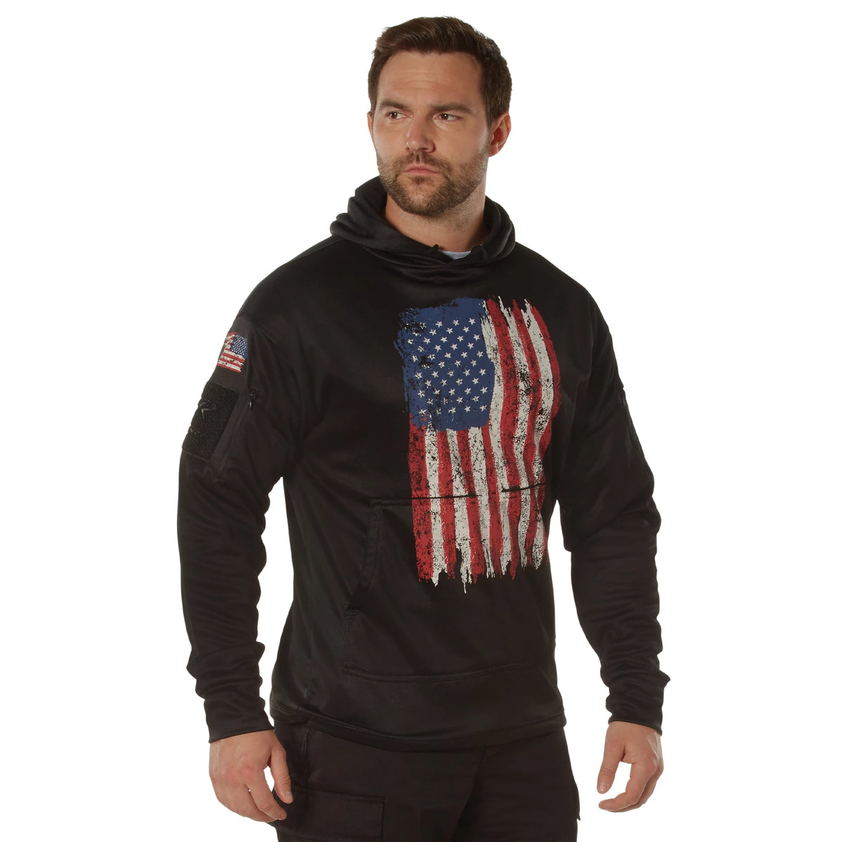 Rothco Concealed Carry U.S. Flag Hoodie - Rothco 4166-SML