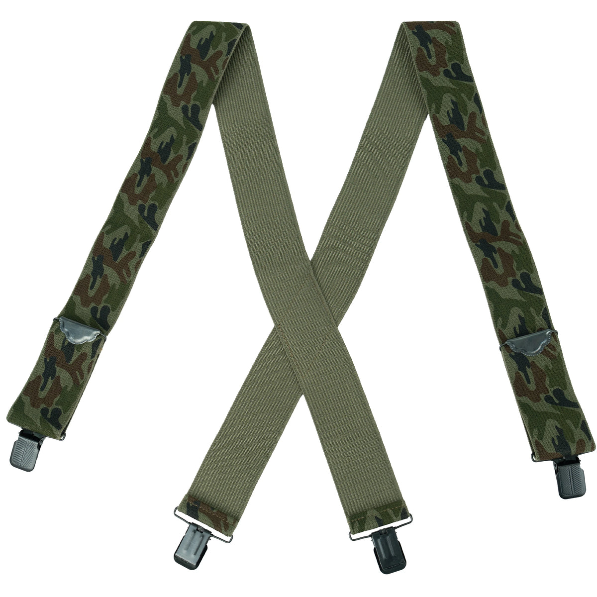 Rothco Adjustable Elastic X-Back Pant Suspenders - Rothco 4194