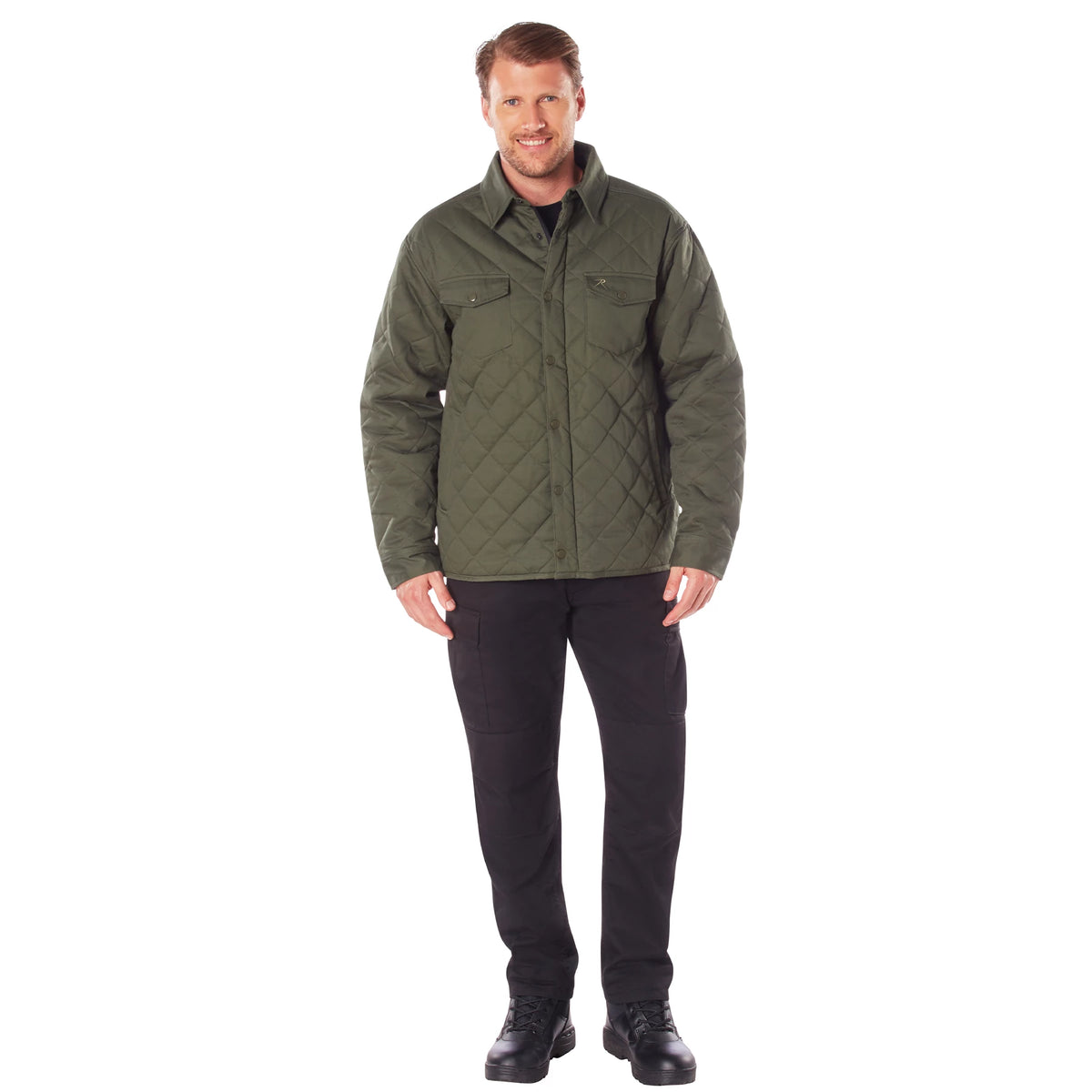 Rothco Diamond Quilted Cotton Jacket - Rothco 42005-SML