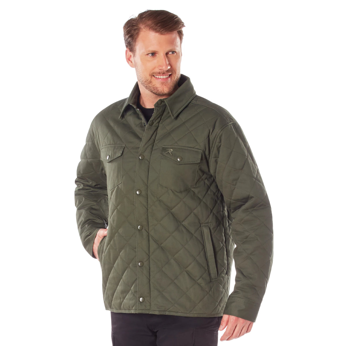Rothco Diamond Quilted Cotton Jacket - Rothco 42005-SML