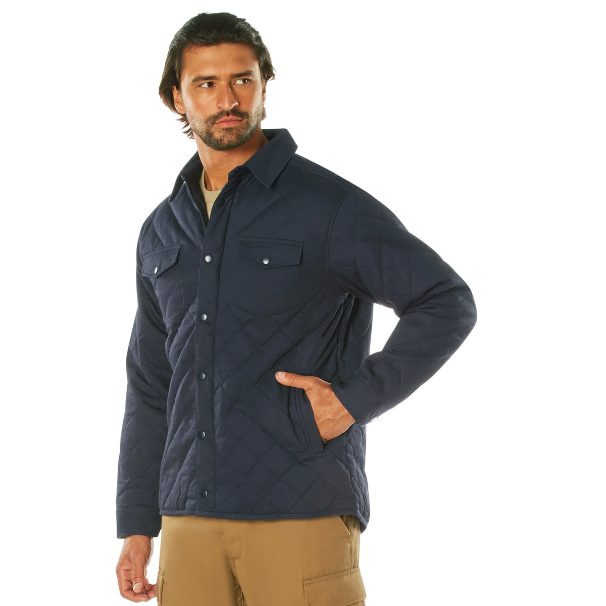 Rothco Diamond Quilted Cotton Jacket - Rothco 42040-SML