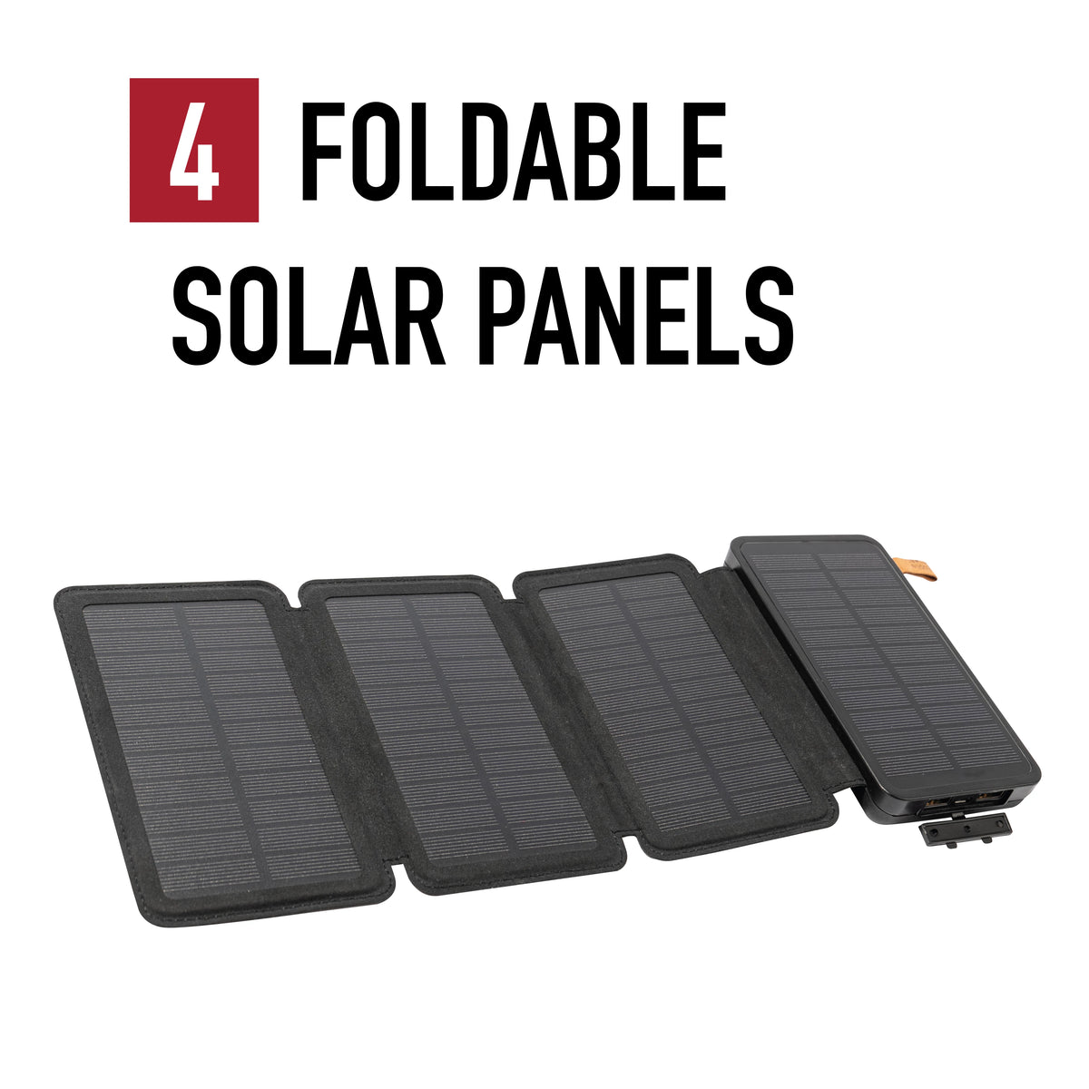 Rothco Folding Solar Panel with Power Bank - Rothco 42111