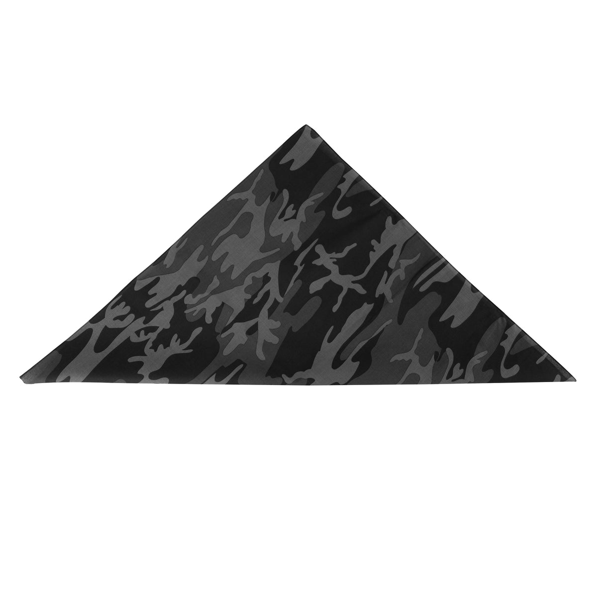 Rothco Large Camo Bandana 27 x 27 Inch - Rothco 4347-##BLACK CAMO
