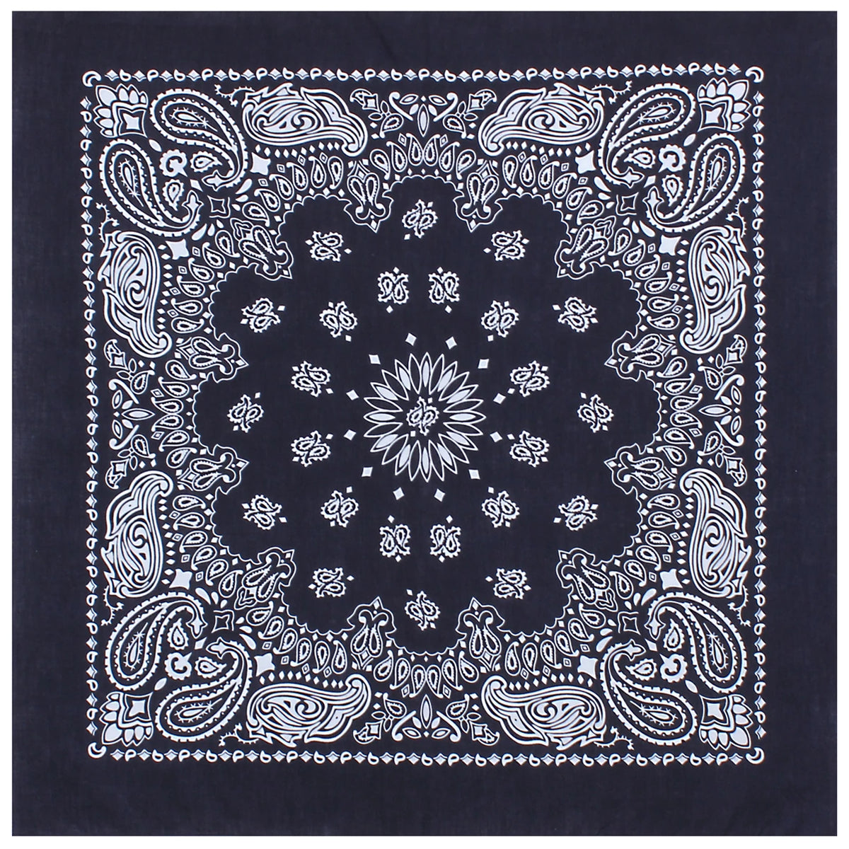 Rothco Trainmen Paisley Bandana – Extra-Large - 27” X 27" - Rothco 4349-BL
