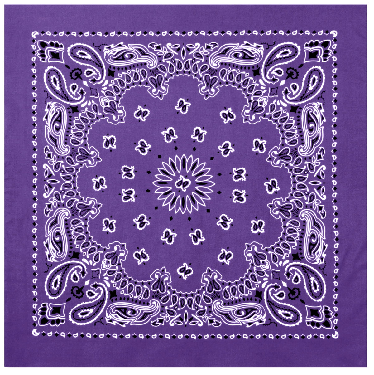 Rothco Trainmen Paisley Bandana – Extra-Large - 27” X 27" - Rothco 4349-PU