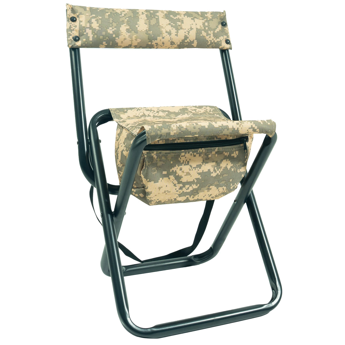 Rothco Deluxe Folding Stool With Pouch - Rothco 4378