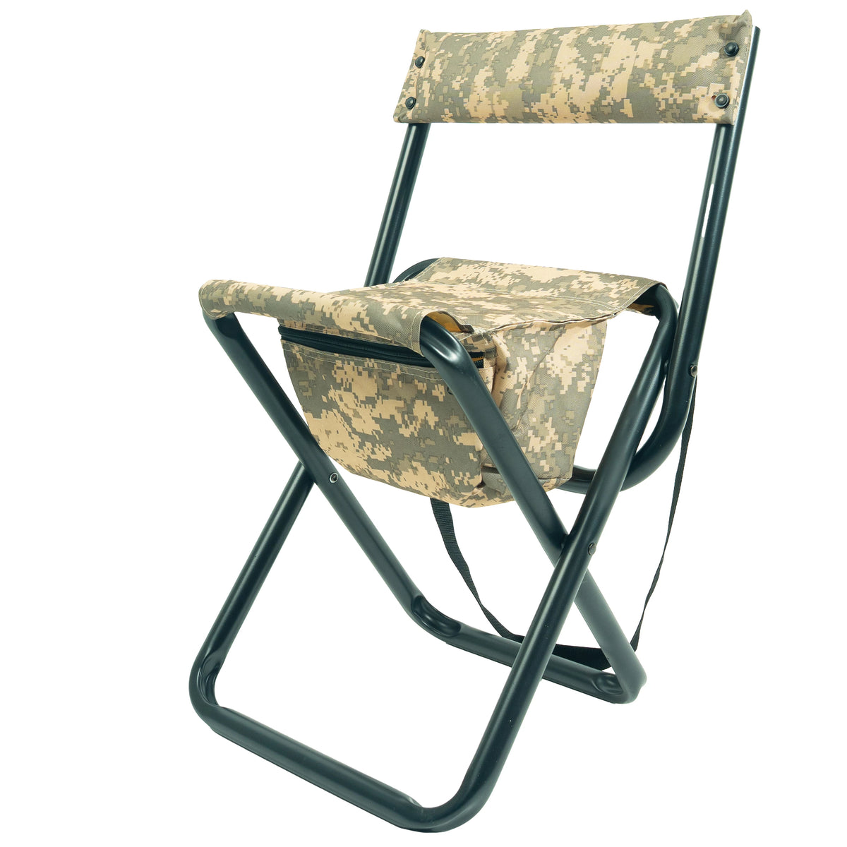 Rothco Deluxe Folding Stool With Pouch - Rothco 4378