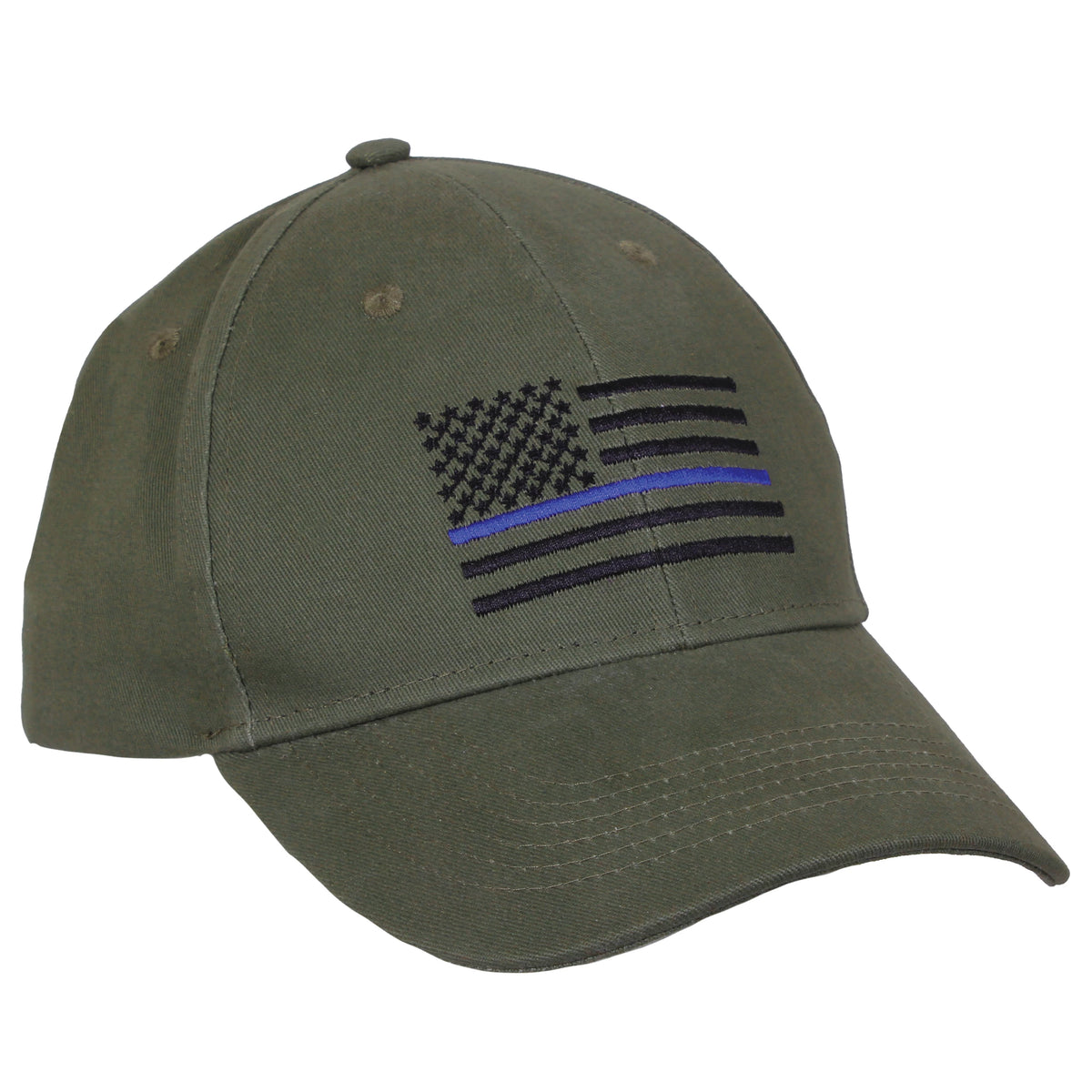 Rothco Thin Blue Line Flag Low Profile Cap - Rothco 4425