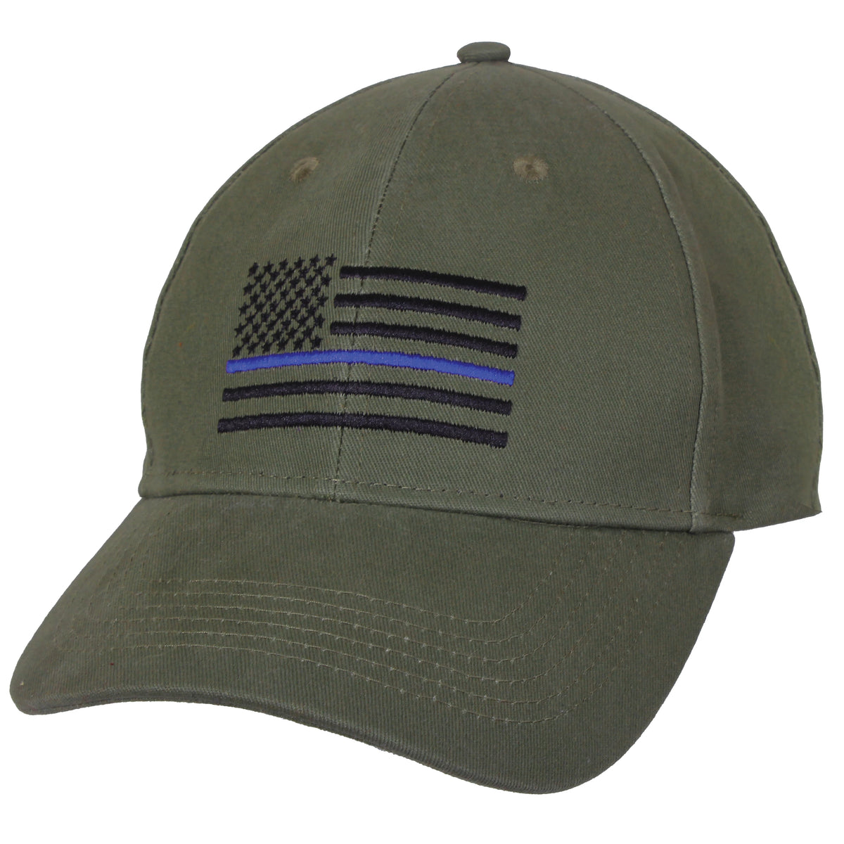 Rothco Thin Blue Line Flag Low Profile Cap - Rothco 4425