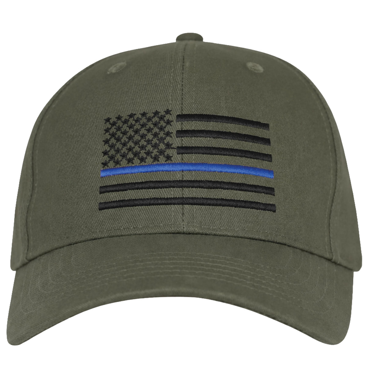Rothco Thin Blue Line Flag Low Profile Cap - Rothco 4425