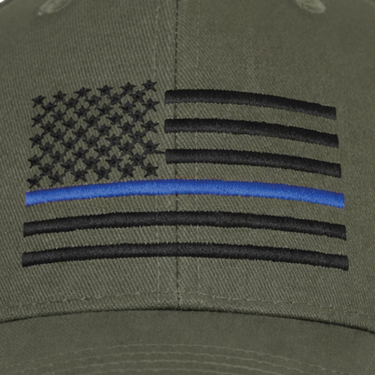 Rothco Thin Blue Line Flag Low Profile Cap - Rothco 4425