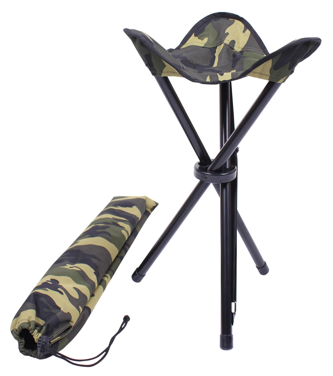 Rothco Collapsible Stool With Carry Strap - Rothco 4554