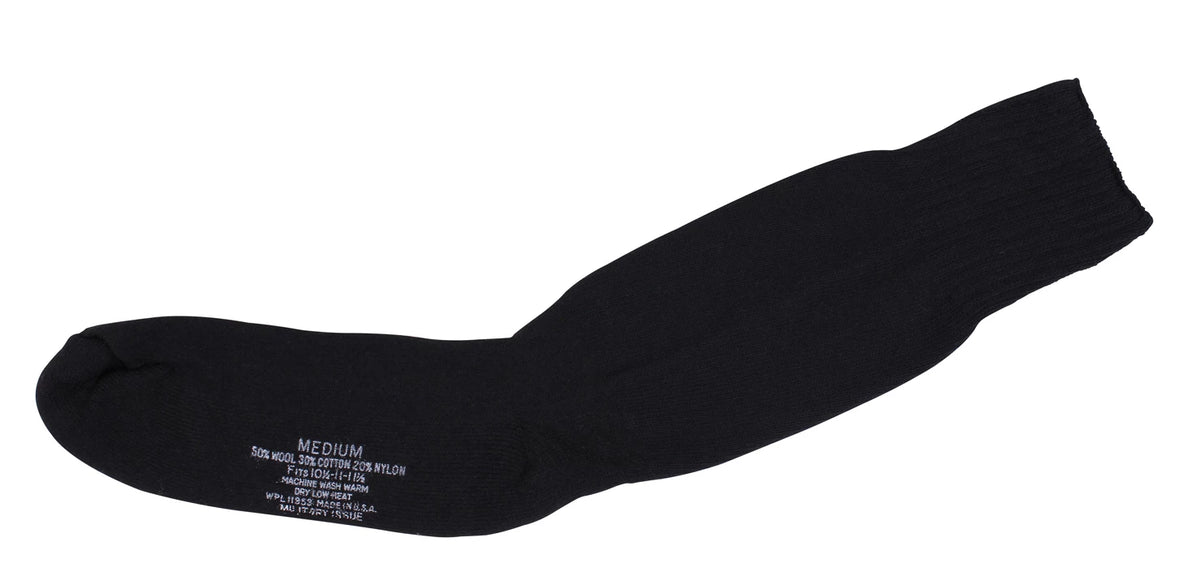 Rothco G.I. Type Cushion Sole Socks - Rothco 4564-BK-XL