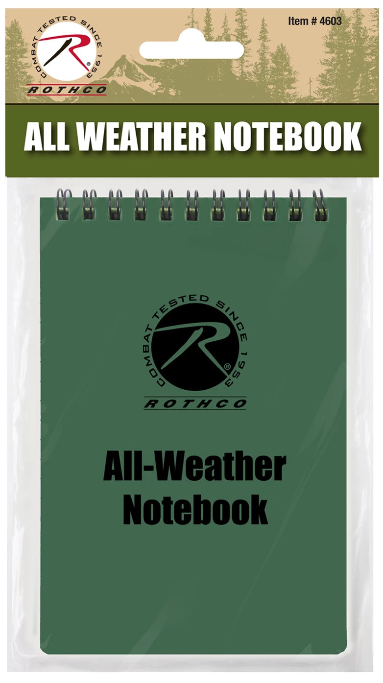 Rothco All-Weather Waterproof Notebook - Rothco 463