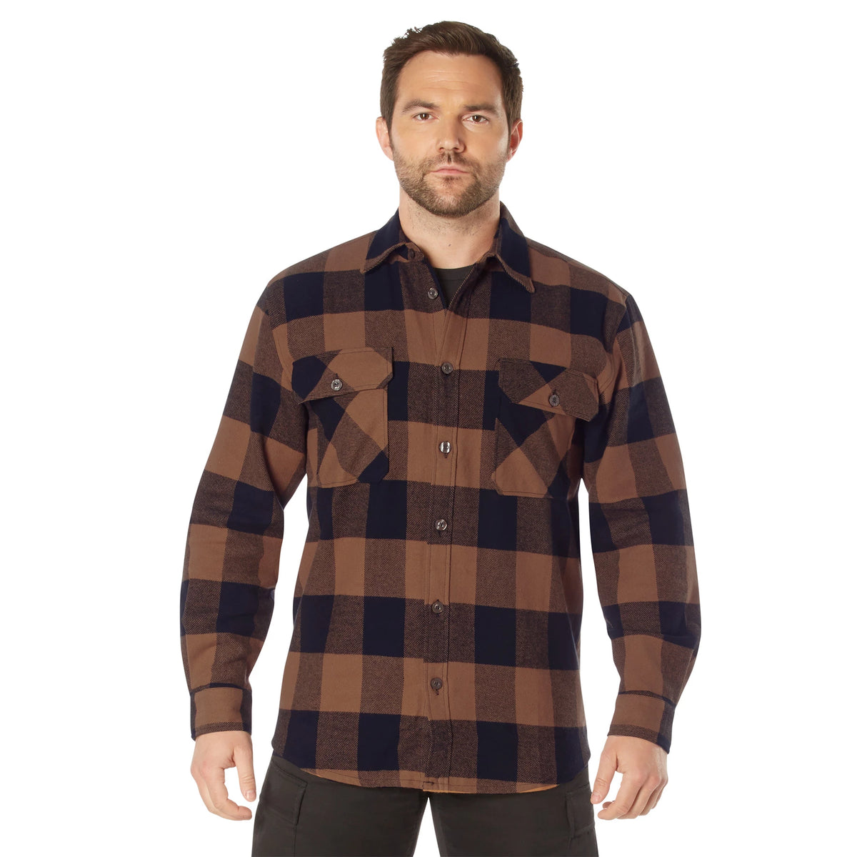 Rothco Extra Heavyweight Buffalo Plaid Flannel Shirt - Rothco 4668-BNP-2XL