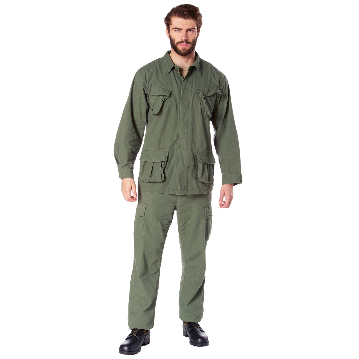 Rothco Vintage Vietnam Fatigue Rip-Stop Shirt - Rothco 4689