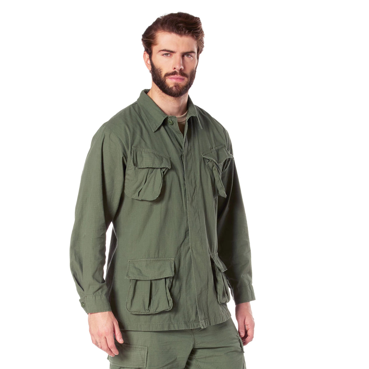 Rothco Vintage Vietnam Fatigue Rip-Stop Shirt - Rothco 44693