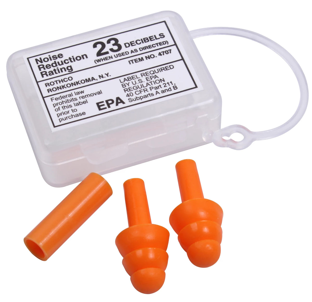 Rothco GI Type Silicon Earplugs - Rothco 4707