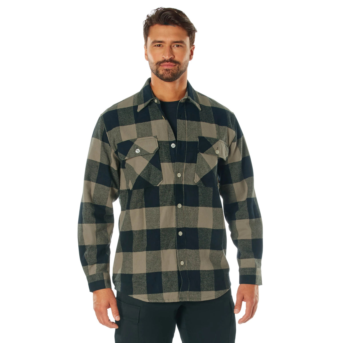 Rothco Extra Heavyweight Buffalo Plaid Flannel Shirt - Rothco 47380-SML