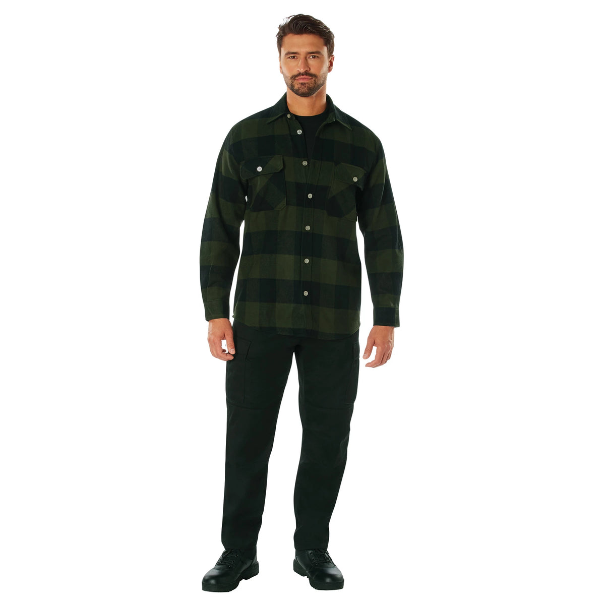 Rothco Extra Heavyweight Buffalo Plaid Flannel Shirt - Rothco 47385-MED