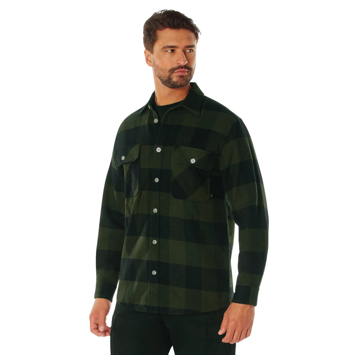 Rothco Extra Heavyweight Buffalo Plaid Flannel Shirt - Rothco 47385-SML