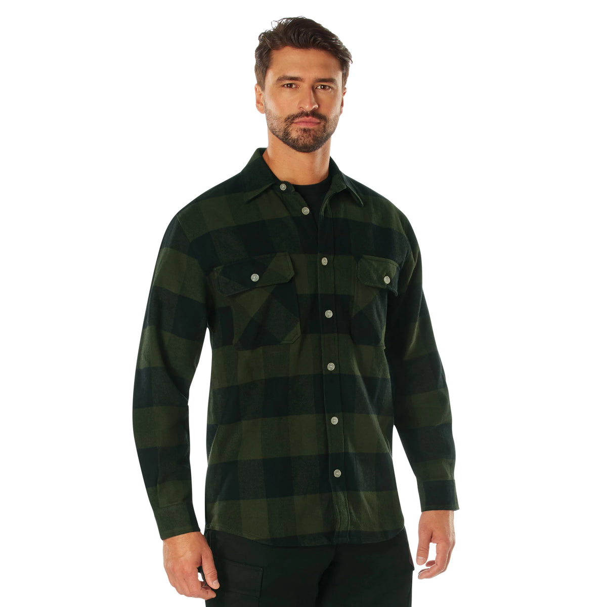Rothco Extra Heavyweight Buffalo Plaid Flannel Shirt - Rothco 47385-SML