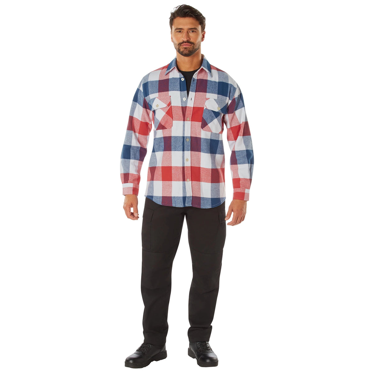 Rothco Extra Heavyweight Buffalo Plaid Flannel Shirt - Rothco 47390-MED