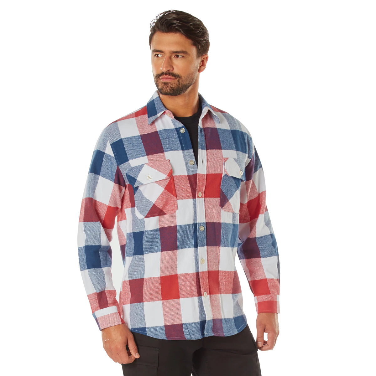 Rothco Extra Heavyweight Buffalo Plaid Flannel Shirt - Rothco 47390-XLRG