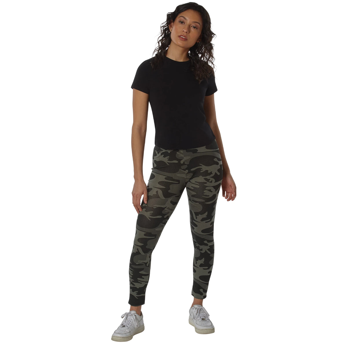 Rothco Womens Workout Performance Camo Leggings With Pockets - Rothco 4890-XLRG