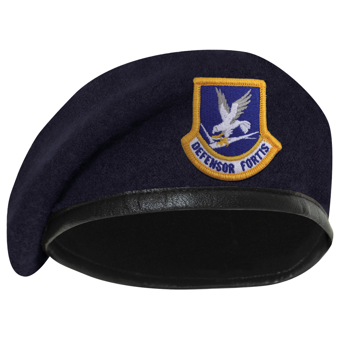 Rothco Inspection Ready Beret With USAF Flash - Midnight Navy Blue - Rothco 4898-7 7/8