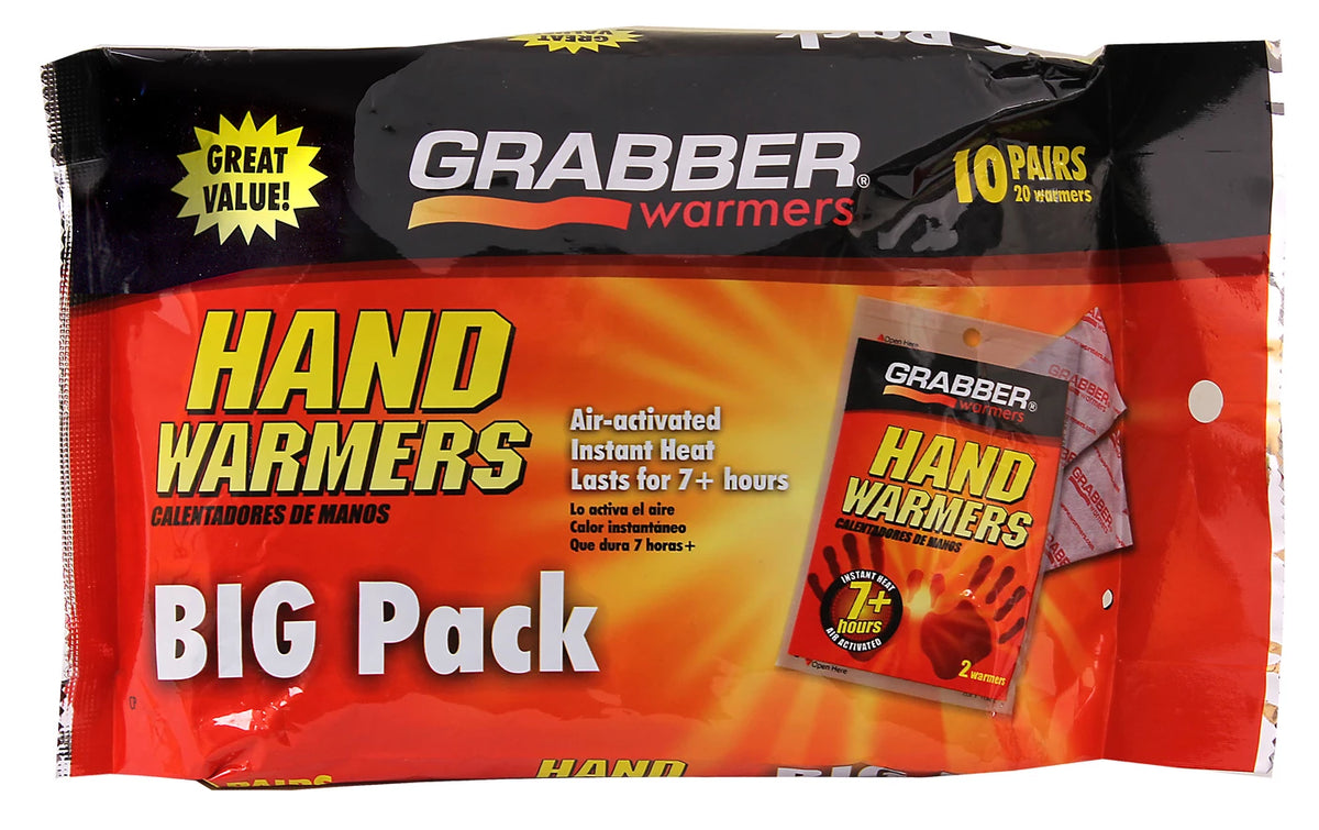 Grabber Hand Warmers - 10 Pack - Rothco 4926