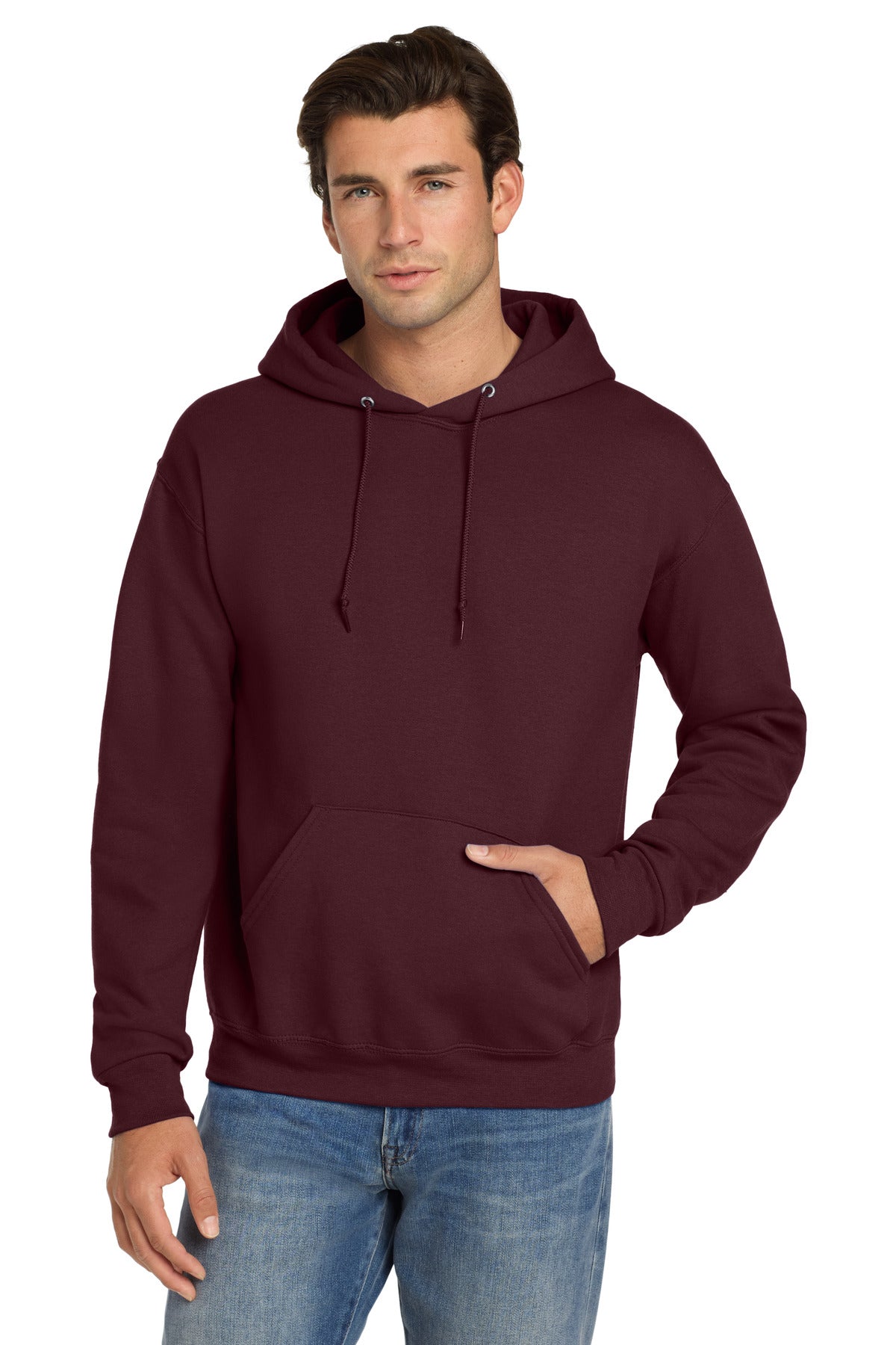 Jerzees® Super Sweats® NuBlend® - Pullover Hooded Sweatshirt.  4997M