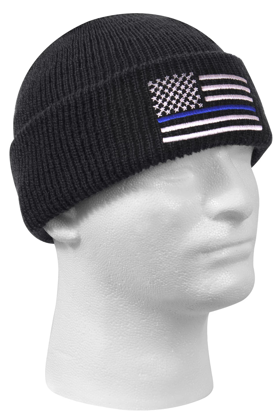 Rothco Thin Blue Line Deluxe Embroidered Watch Cap - Rothco 50342
