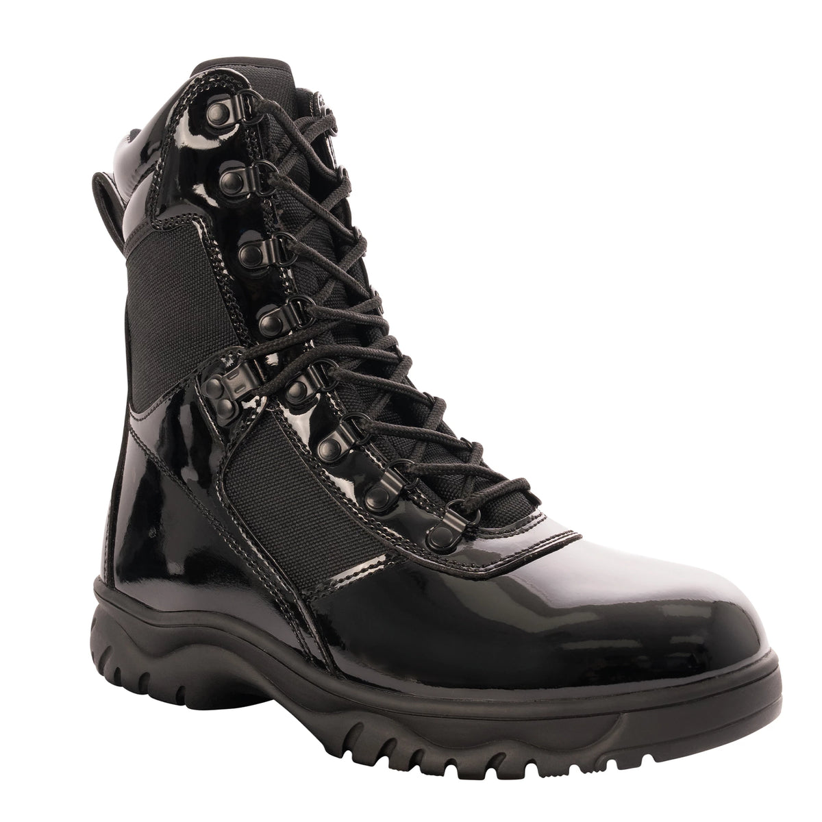 Rothco Forced Entry High-Gloss Tactical Boot with Side Zipper - 8 Inch - Rothco 50530-SH6